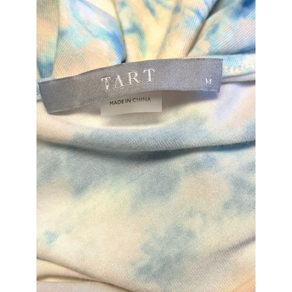 TART Collections Tie Dye Maxi Dress Size M Sleeveless Knot Waist Rayon - Picture 6 of 7